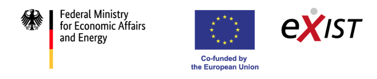 Federal Ministry for Economic Affairs and Energy, European Union, EXIST